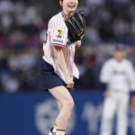 野球も得意な賀喜遥香、始球式で見せた完璧な投球に注目！