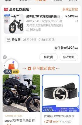 中国のサイトでフル電動自転車買ったったたた