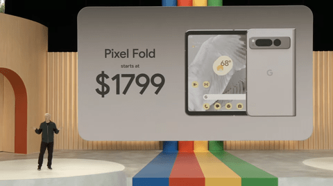 Google、初の折りたたみスマホ「Pixel Fold」を正式発表。価格は25万3000円