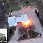 ウクライナロシア軍の電子戦システム車両を破壊