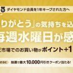 スーパーSALE中の楽天市場､野球勝利でポイント2倍とダイヤモンド会員1年キープで+1倍を開始