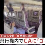 【中華航空】日本人女が暴言連発？CAに「ゴミ女、豚女、クソが」…恐怖の機内