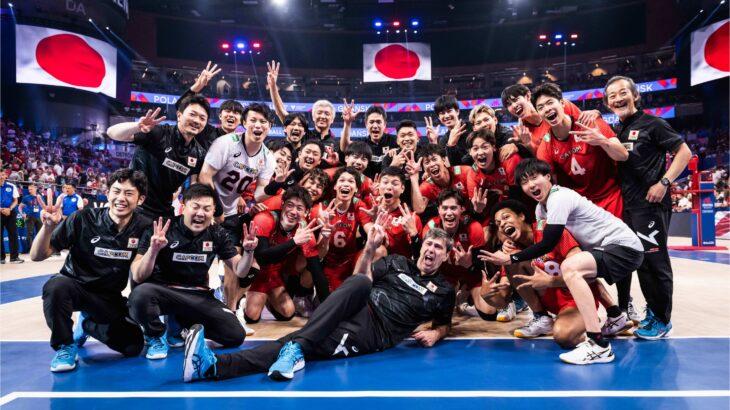 【快挙】バレー男子日本代表が大金星！イタリアを破りVNLで史上初の銅メダル獲得