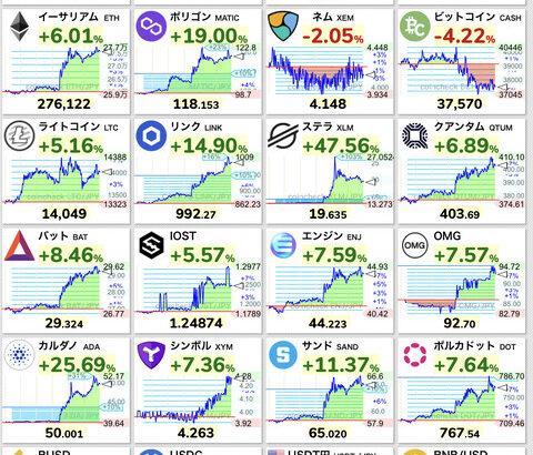 【朗報】リップル大勝利で仮想通貨全面高wwwwwwwwwwww【XRP】