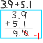 3.9+5.1=9っておかしくね？