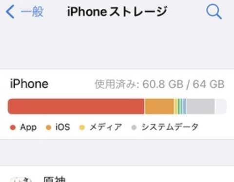 【悲報】iPhoneの容量64GB勢ワイ、さっそく限界を迎える