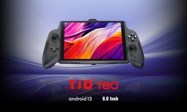 ゲームパッド付きのAndroid携帯ゲーム機｢TJD T80｣がもうすぐ登場 8インチ2K画面/RK3588S/メモリ8GB搭載