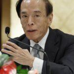 日銀総裁植田氏、景気回復に懸念を表明「続く不透明感に危機感」