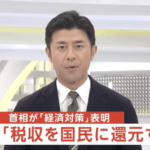 【朗報】岸田首相「物価高に苦しむ国民に税収を還元する」