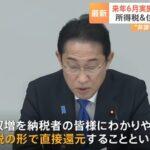 岸田首相､減税の理由を説明｢税収増をわかりやすくお返しすることが重要と考えた｣
