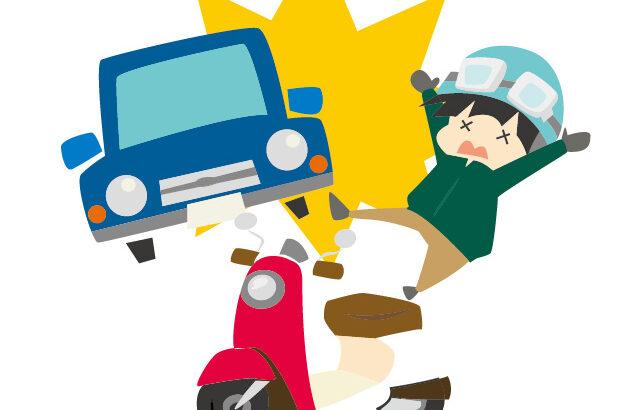 【悲惨】衝撃の事故！バイクと車が激突…車が無茶して衝撃の事態に…