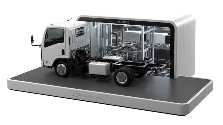 【朗報】最新型の国産EVトラック、たった3分で電池交換ができる