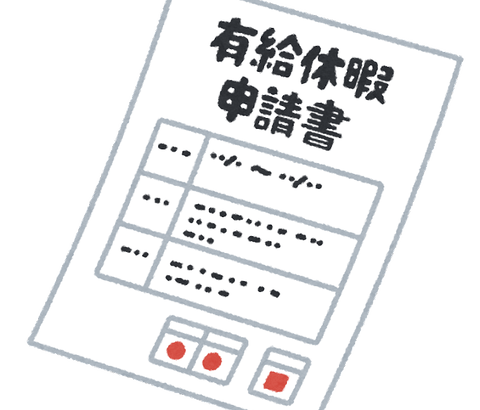 【悲報】有給消化０日のワイ、あと１ヶ月以内に５日取得を命ぜられるｗｗｗ