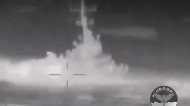 ロシア海軍コルベット艦、自爆する無人ボート攻撃で撃沈