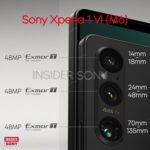 ソニーの新フラグシップスマホ｢Xperia 1 VI(1M6)｣は4800万画素カメラを3つ搭載か
