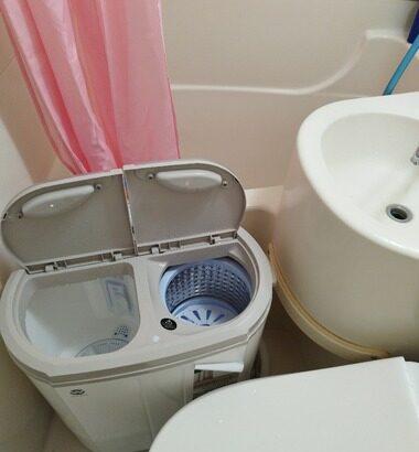【速報】一人暮らし俺氏、洗濯機が届いて無事設置
