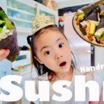 外国人「可愛すぎる日本人の女の子とほっこり家族の手巻き寿司。最高の動画！！！！！」