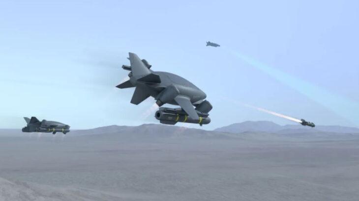ヘルファイアを運用できる超小型無人垂直離着陸機『Razor P100』