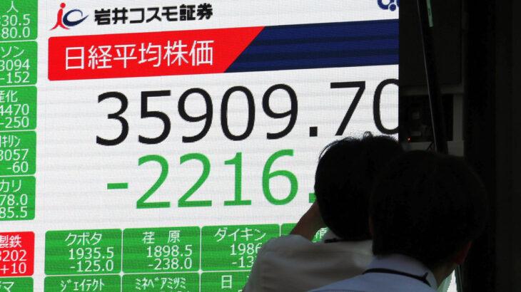 【株価】NISA初心者に試練　株価急落で広がる動揺