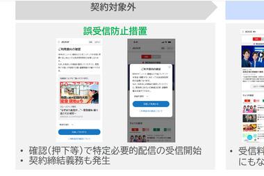 NHKネット配信の受信料､同意ボタンをクリックしたら契約対象(クリックの取り消し不可) サービス仮案が公開