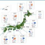 10月下旬になりそうなのに気温が30度で糞暑い