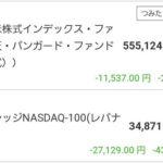 ワイの積立NISA、ついに赤字になる