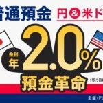 ペイペイ銀行「円とドルで普通預金したら金利2%あげるよ」←お得なんかな！？