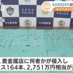 【悲報】貴金属店で2700万円分の宝石を盗んだ男性、不起訴