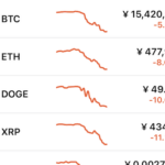 【悲報】仮想通貨、大暴落。春節は上がるおじさん無事死亡