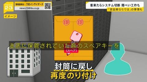 【朗報】女さんが三菱UFJ貸金庫から金塊などを盗み出した手口が発覚