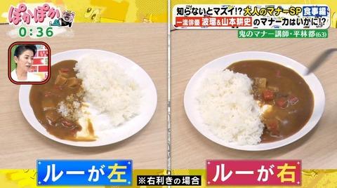 【緊急】カレーのマナー、ガチで難しいｗｗｗｗｗｗ