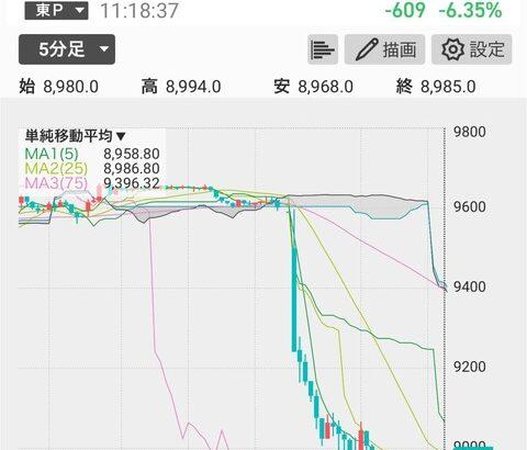 【画像】任天堂の株価wwwwwwwww