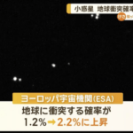 【悲報】地球、ガチで終わる。小惑星の衝突確率が2.2%に