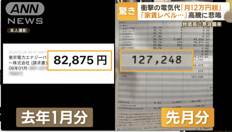 【悲報】オール電化民、電気代高騰で終わる