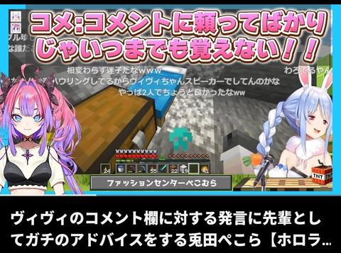 【朗報】兎屋ぺこらさん、新人Vtuberにガチアドバイス贈るwwwwwwwwwwww