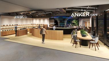 Ankerがカフェ事業に参入､1号店は汐留にオープン｢充電し放題｣｢食事･ドリンク･お酒提供｣