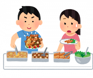 朝食バイキングでご飯パン和食洋食全部取る人いるでしょ？