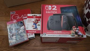 僕もSwitch2とソフト届いた～(‘ω’)