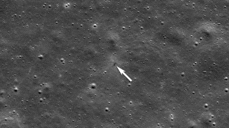 米NASA、月面に衝突の跡確認　ispace開発の着陸船