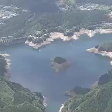 【四国】早明浦ダム、雨で貯水率１００％に回復