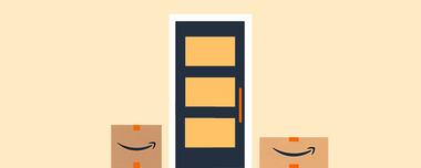 前の住民のAmazonの荷物が置き配されてた