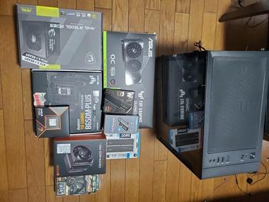 ワイ、ついに自作PCパーツが届く