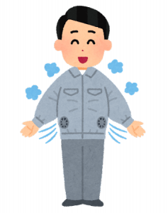 「空調服」着てる勘違い一般おじさんwww