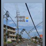 静岡､台風15号で逝く 静岡空港の駐車場が水没