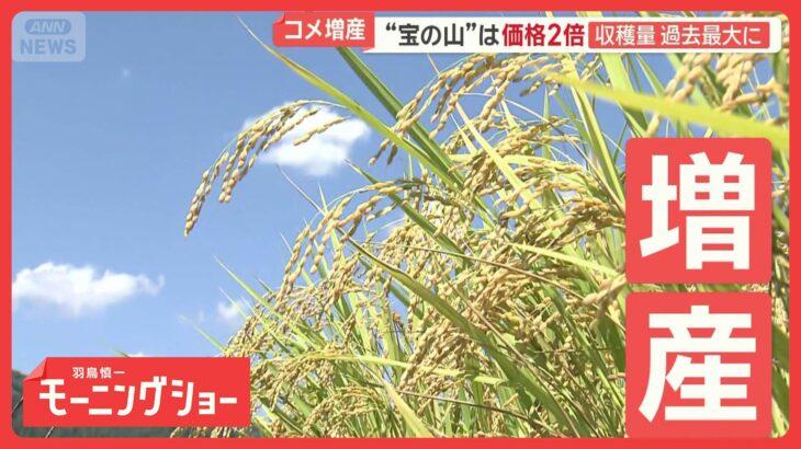 【コメ】コメ増産　収穫量過去最大　なぜ価格は高止まり