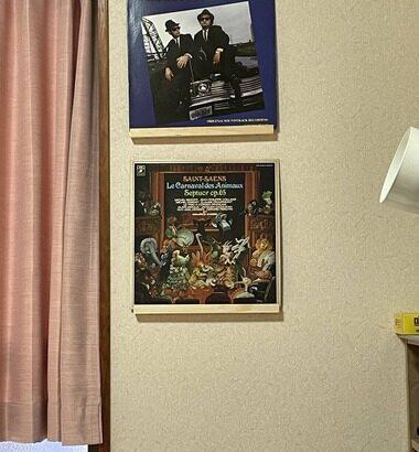 【画像】ワイ、部屋にレコードを飾ってしまうｗｗｗｗｗｗｗ