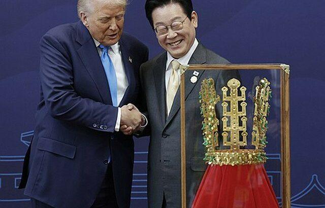 韓国さん、トランプおやびんに王冠を送ってしまうwwwwwwwww
