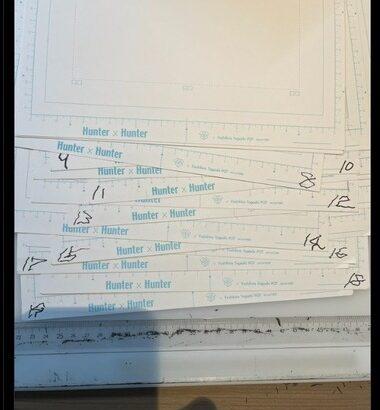 HUNTER×HUNTERの冨樫義博先生､動く｢No.425、人物ペン入れ完了。｣