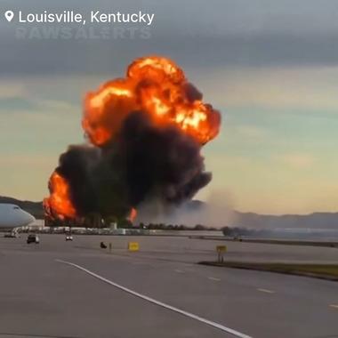 【動画】アメリカ･ケンタッキー州で貨物機が離陸直後に墜落して炎上