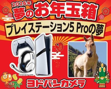 ヨドバシカメラの福袋｢PS5の夢｣｢PS5 Proの夢｣応募する？｢Switch2の夢｣は無し
